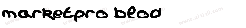 marketpro blod字体转换